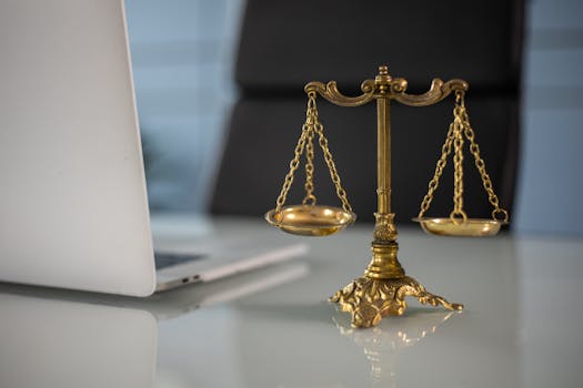 gavel and scales of justice