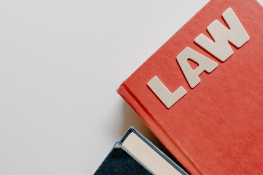 A stack of legal textbooks on constitutional law