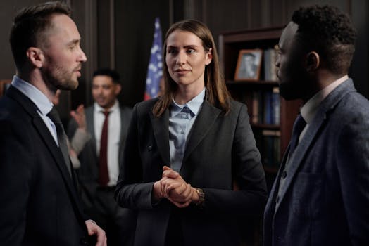 teamwork in a law office