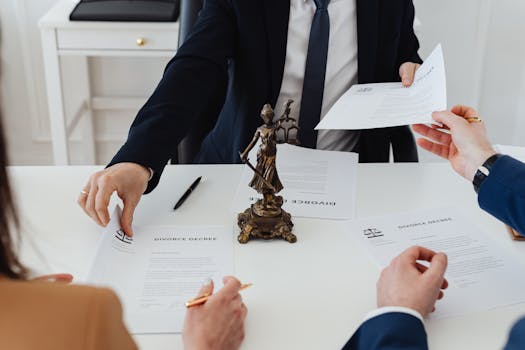 a lawyer and client discussing ethics
