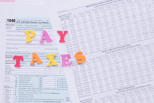 image of tax forms
