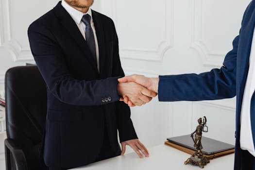 descriptive image of law students networking