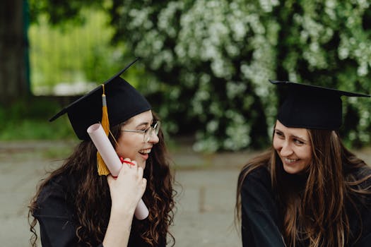 Graduates celebrating their achievements in law